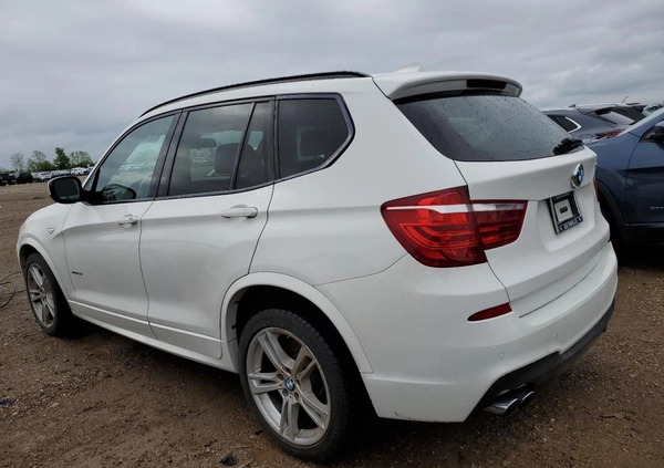 BMW X3 cena 29000 przebieg: 124191, rok produkcji 2014 z Wąsosz małe 67